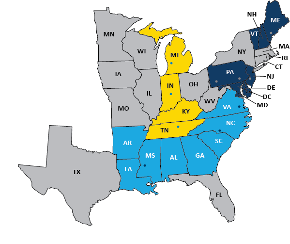 Operations Map September 2020